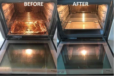 oven interior deep cleaning before and after results Abilene TX