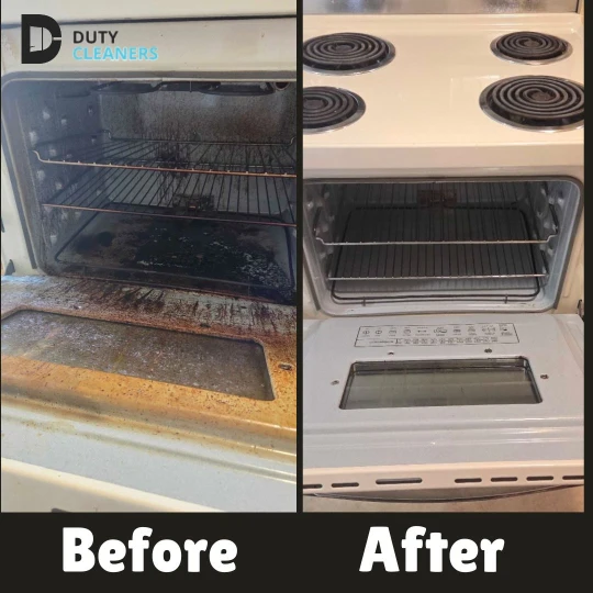 oven cleaning before and after professional repair service Abilene Texas