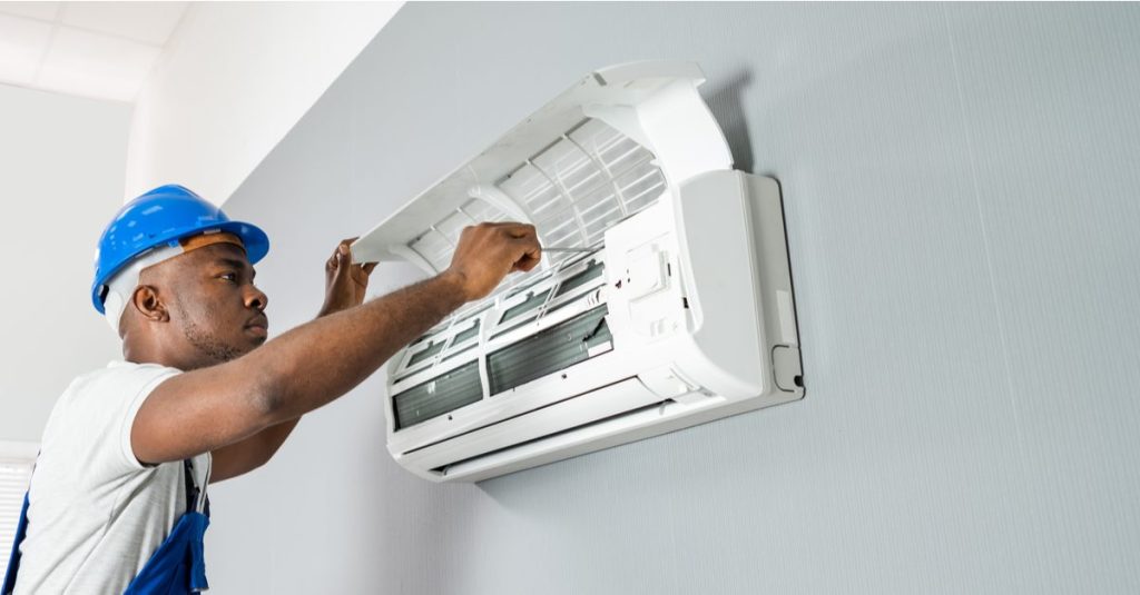 technician check AC 